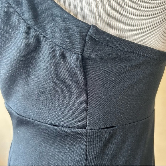 Vintage 1970s 70s Ursula of Switzerland Black Maxi Dress Disco Sleeveless Size M - Picture 11 of 12